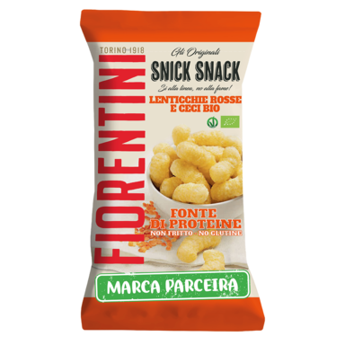 snacks lentilhas grão-de-bico fiorentini produto biológico