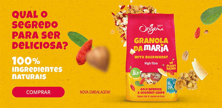 Lançamento Nova Embalagem - Granola da Maria de Lascas de Coco e Bagas Goji mobile