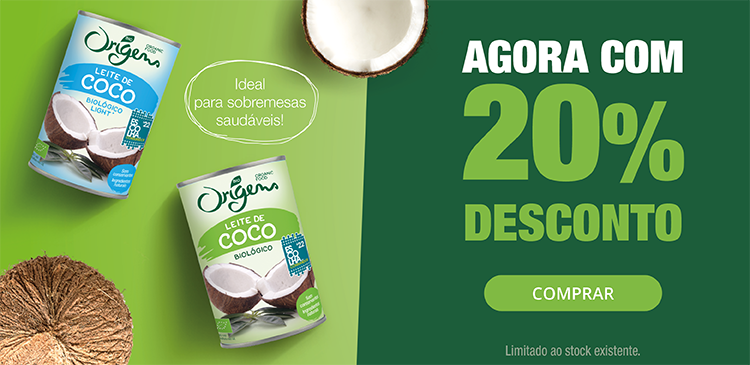 Promoção Leites de Coco - 20% desconto mobile