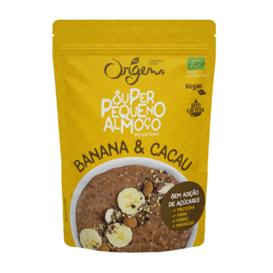 Super Pequeno Almoço Banana Cacau 