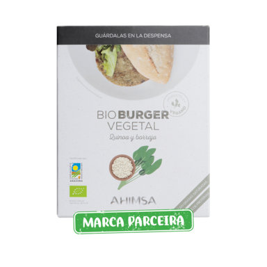Hamburger vegan quinoa borragem 