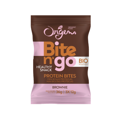 Bite n´Go Protein Bites Brownie 36g