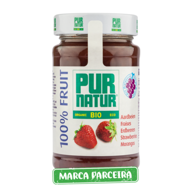 Compota de Morango s/ açúcar 250g Pur Natur Marca Parceira
