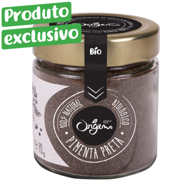 Pimenta preta em pó