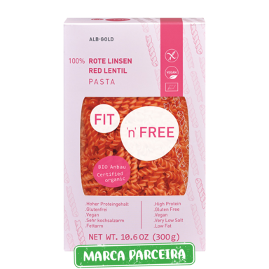 FitnFree massa lentilha vermelha biologica