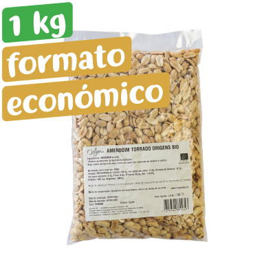 Amendoim Torrado 1kg Formato Económico squared