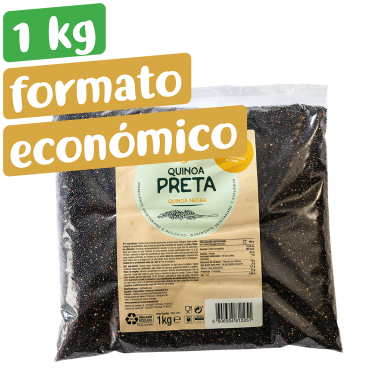 Quinoa Preta 1Kg Formato Económico squared