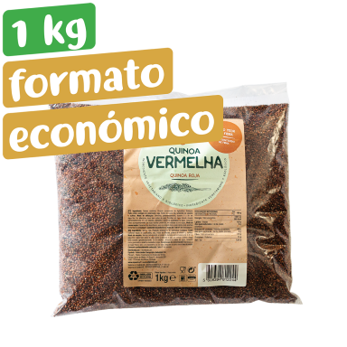 Quinoa Vermelha 1Kg Formato Económico squared