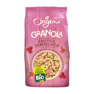 Granola de Frutos Vermelhos biológica