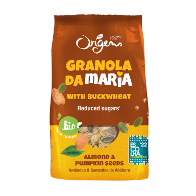 granola maria amendoa e abobora