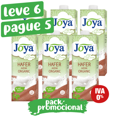 Pack de 6 bebidas de aveia sem açúcar joya biológico squared