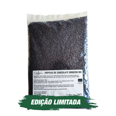 Pepitas de Chocolate Origens Bio 1KG squared