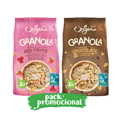 Pack Promocional: Granola de Chocolate e Frutos Vermelhos squared