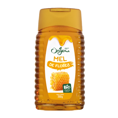 Mel de Flores 350g Origens Bio Top Down sq