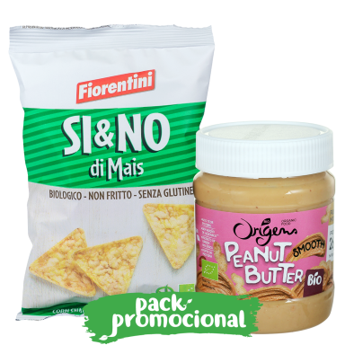 Pack Promocional: Mini Snack de Milho c/ sal e Manteiga de Amendoim Suave 