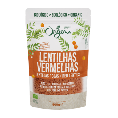 Lentilhas Vermelhas Descascadas 500g