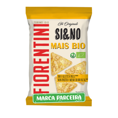 Snack de Milho e Sal produto biológico