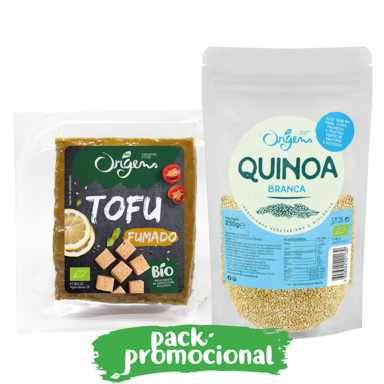 Tofu fumado e Quinoa branca Origens Bio