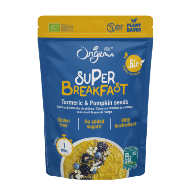 Super Pequeno Almoço Instantâneo Curcuma e Abóbora 300g s/glúten