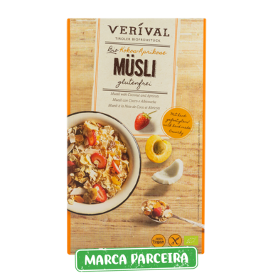 verival muesli coco e damasco biologico