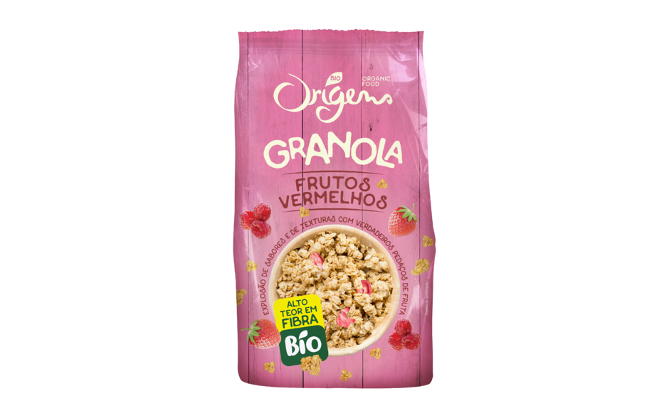 Granola de Frutos Vermelhos Origens Bio