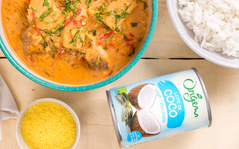 Moqueca com Leite de Coco Light