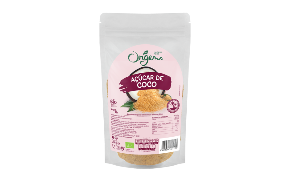 Açúcar de Coco em embalagem de 250g