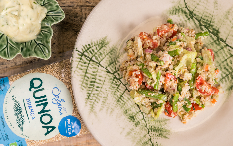 Sugestão de apresentação quinoa branca