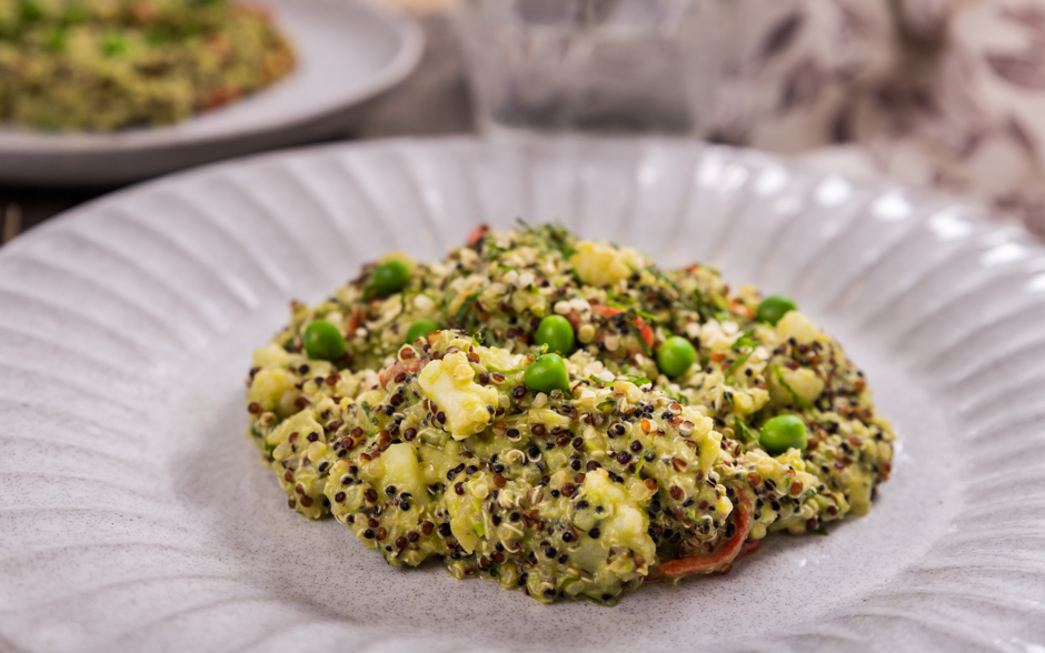 Receita com Quinoa Tricolor Biológica