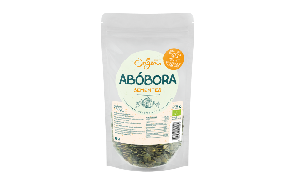 Sementes de Abóbora em embalagem de 150 g 