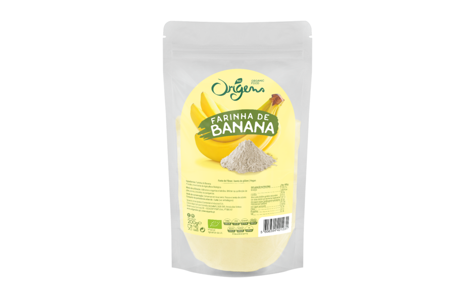 Farinha de Banana em embalagem de 200 g 