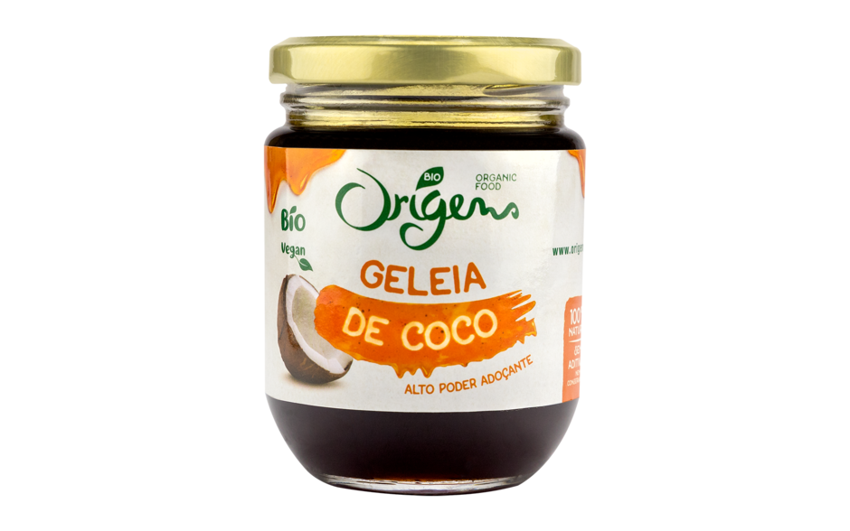Geleia de Coco em frasco de vidro de 200ml 
