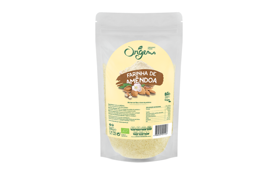 Farinha de Amêndoa em embalagem de 200g