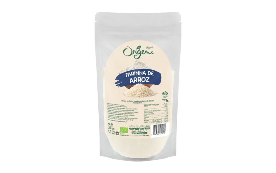 Farinha De Arroz 0g Origens Bio Farinha De Arroz 0g Origens Bio