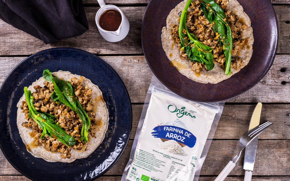 Sugestão de receita com farinha de arroz