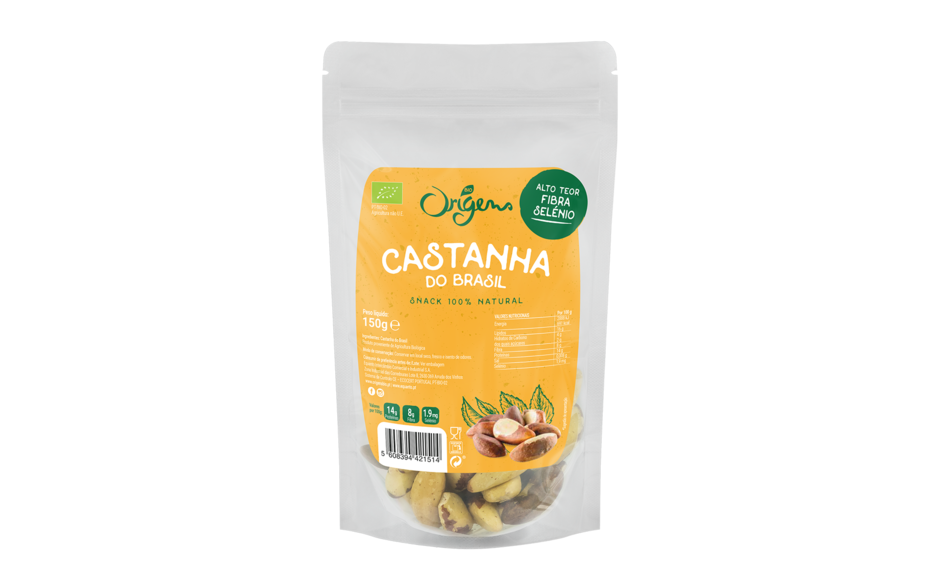 Castanha do Brasil em embalagem de 150g 