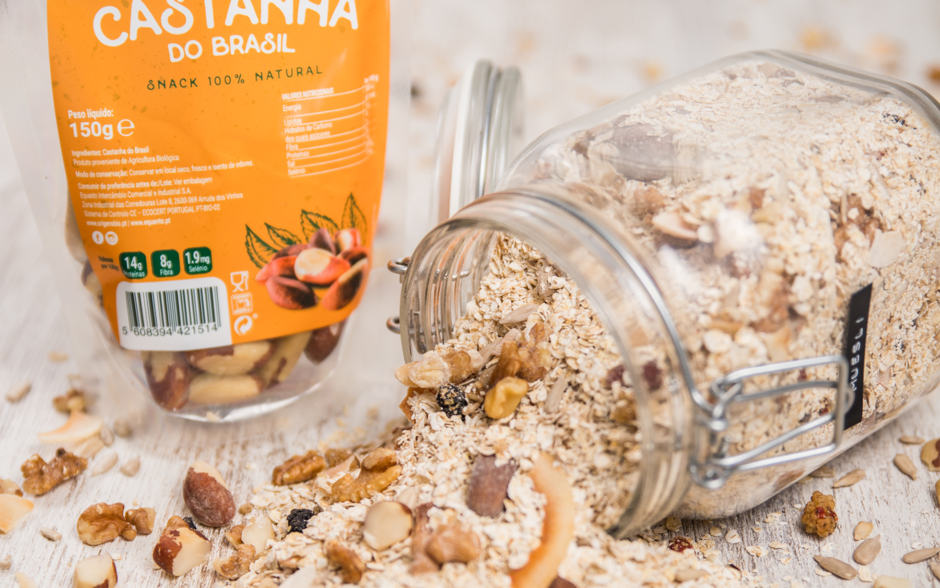 Sugestão de apresentação de castanha do brasil