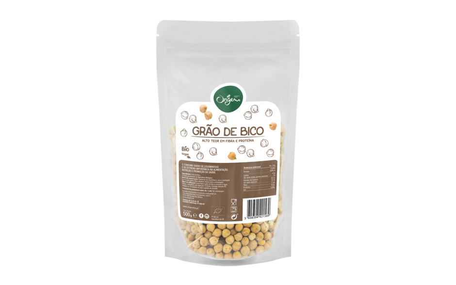 Grão de Bico em embalagem de 500g 