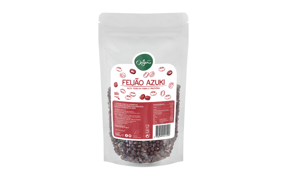 Feijão Azuki em embalagem de 500g 