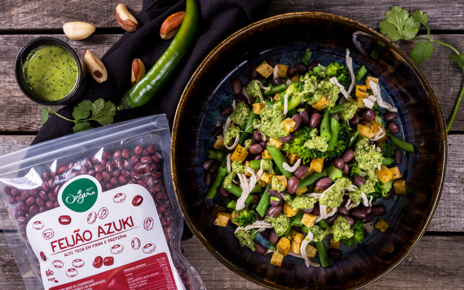 Salada com Feijão Azuki Biológico