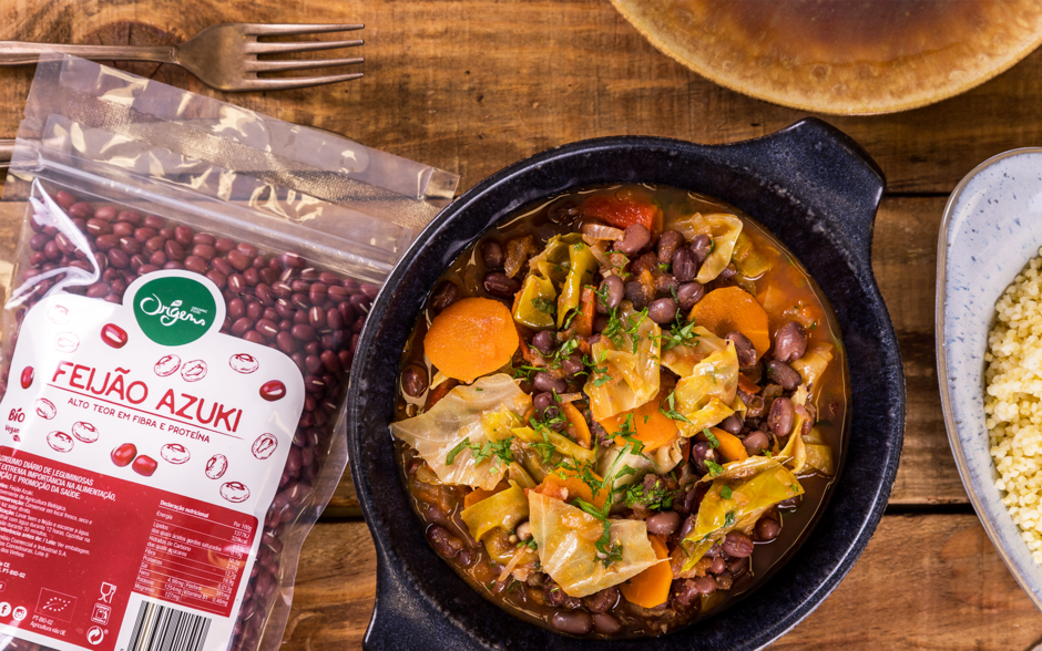 Prato com Feijão Azuki