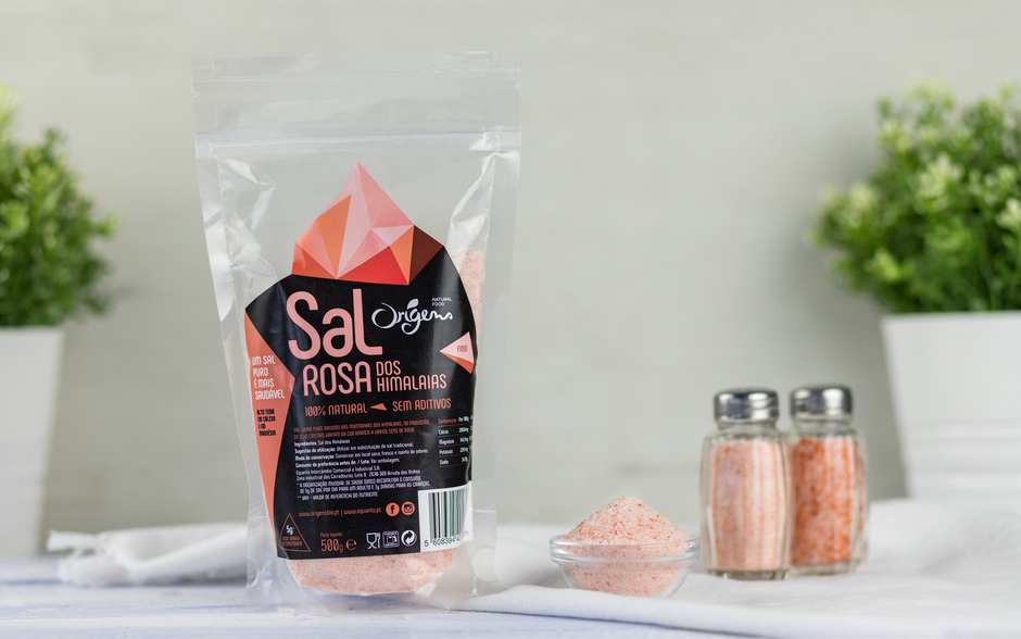 Apresentação de Sal Rosa dos Himalaias Fino