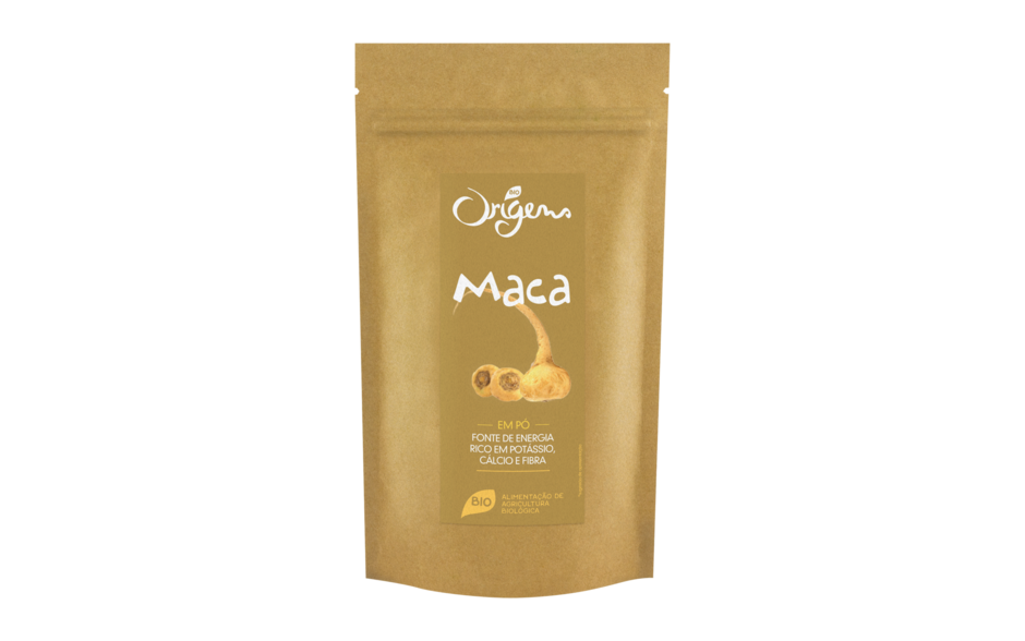 Maca em pó em embalagem de 100g 