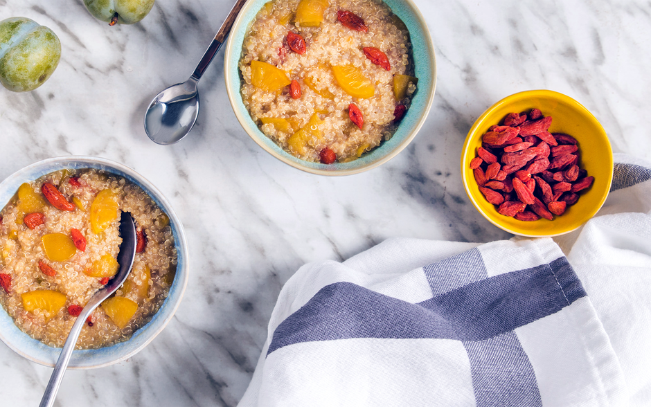 Sugestão de receita com bagas goji