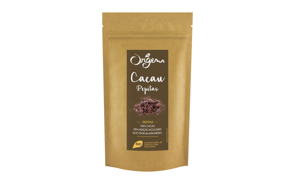 Cacau Pepitas em embalagem de 100 g 