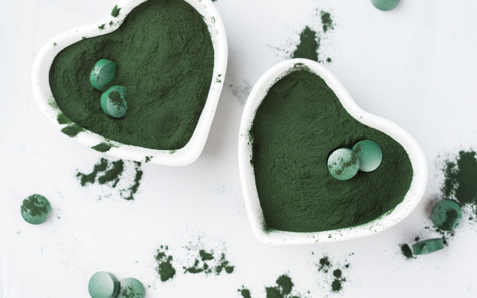 Apresentação de Spirulina em pó