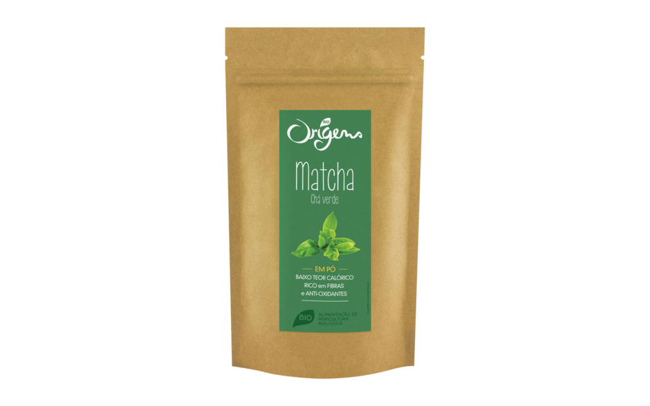 Matcha em pó em embalagem de 50g 