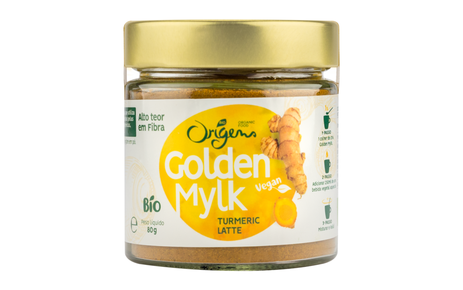 Golden Mylk em frasco de vidro de 80g
