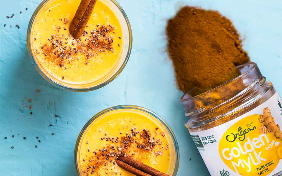 Sugestão de apresentação de Golden Mylk