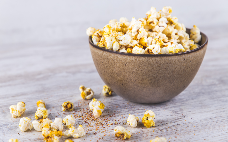 Pipocas com Golden Mylk